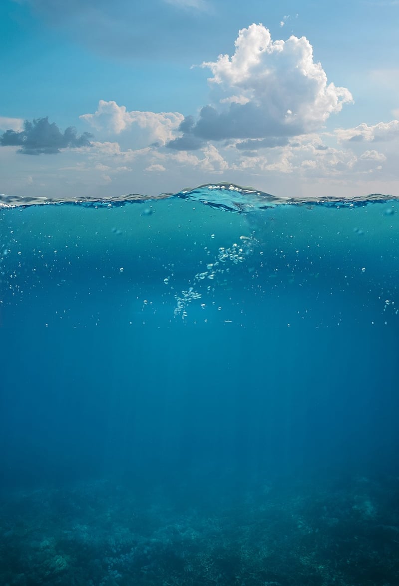 Underwater ruins